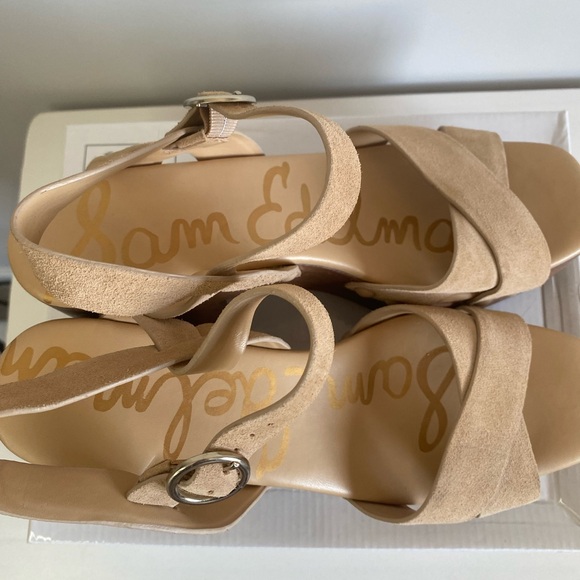 Sam Edelman Tan Platform Sandals - Picture 8 of 8